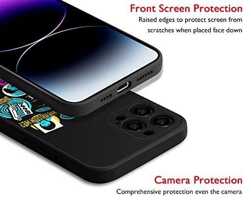 Rufeng Compatible For Iphone 14 Pro Max Case 6.7" Pattern Printed Soft Silicone Full Protection Cases (10-Ideas-Quotes-Stranger-Things-14M) #TOP1