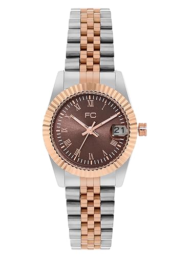Image of French Connection Stainless Steel Spring-Summer 2023 Analog Brown Dial Women's Watch-Fcn00085A, Band Blue