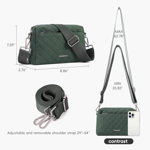 Image of WESTBRONCO Small Crossbody Bags for Women, Shoulder Handbags, Satchel Purse with Adjustable Strap