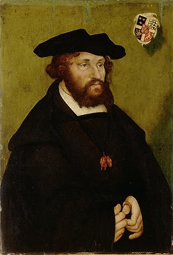Poster Christian II par Lucas Cranach l'Ancien 50x70 cm pour décoration de salon