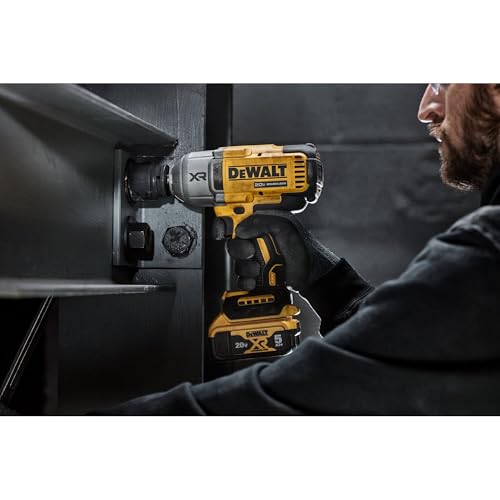 DEWALT 20V MAX Cordless Impact Wrench with Hog Ring Anvil, Brushless High Torque 1/2 Impact Gun, 4-Mode Speed, Includes Battery, Charger and Kit Bag (DCF900P1) by DEWALT - Image 6