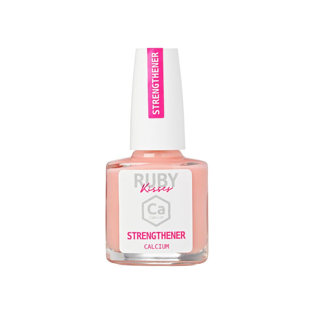 Ruby Kisses Nail Strengthener with Calcium & Vitamin E for Brittle Nails