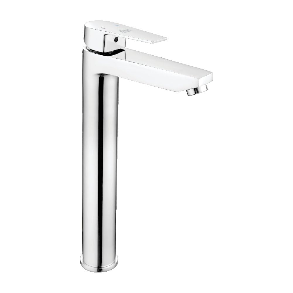AR5H Single Lever Pillar Cock Sink Mixer | Hot and Cold 2 in 1 Water Tap | Kitchen Wash Basin | Table Mounted | Brass Mirror Chrome | Tall Body (12 Inches, 1550g)-image-28