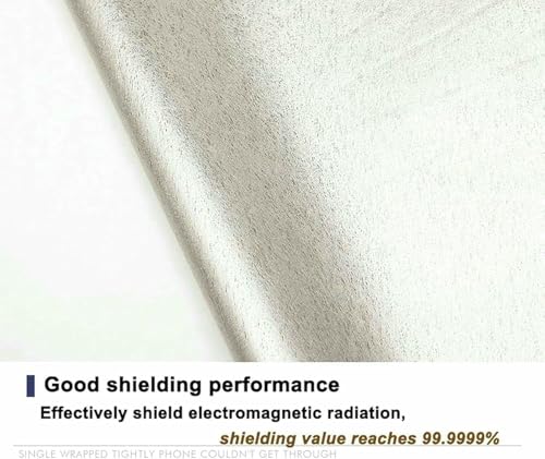Tela de blindaje electromagnético con bloqueo RFID absoluto para protección de datos 5