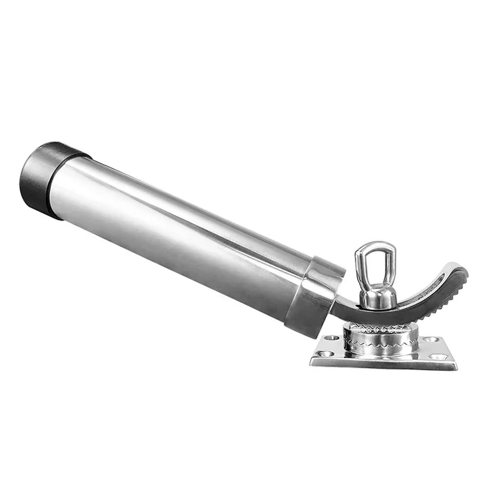 Supporto da Ponte Regolabile per Canna da Pesca in Acciaio Inossidabile 316 Compatibile con Accessori per Yacht per Barche Marine
