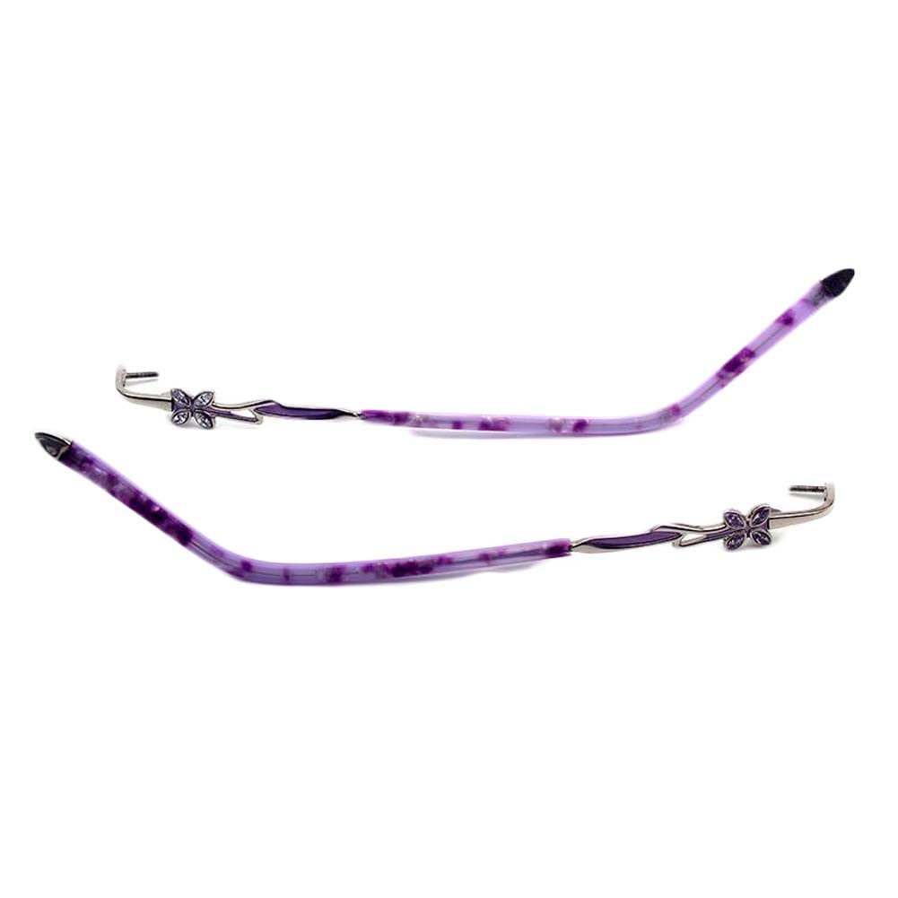 RJGFDSAPO Eyeglass Replacement Arm Legs, Metal Glasses Temple Arms Replacement 1 Pair 140mm Rimless