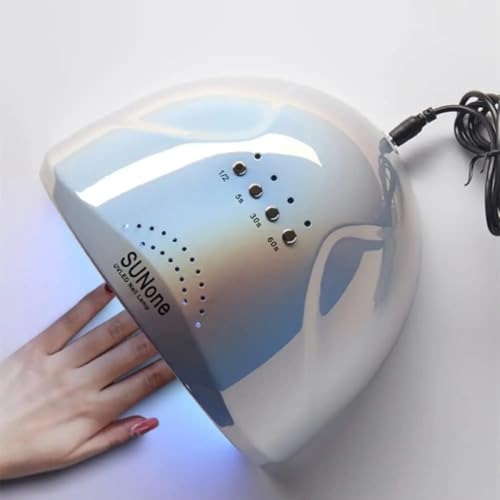 iNails Lampada UV A Led Da 48W BOREALE Per Ricostruzioni Unghie Mani E Piedi Fornetto Nail Art modello sun one Silver