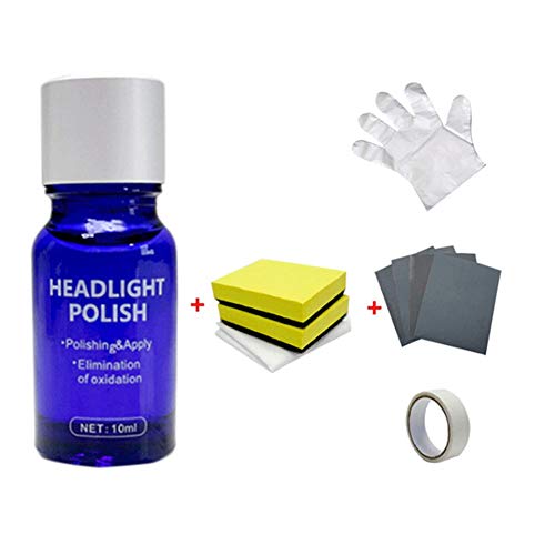 Líquido De Reparación De Faros De Automóviles - Kit De Reparación para Faros De Coche, Limpieza Renovada Restauración Líquido para Luces Delanteras De Automóviles (10ml)