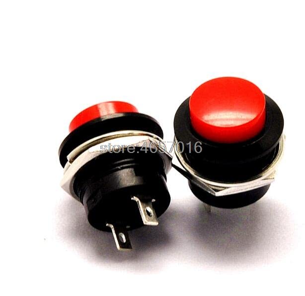 Commutateur de réinitialisation 16mm rouge pour remplacer un bouton-poussoir momentané usé