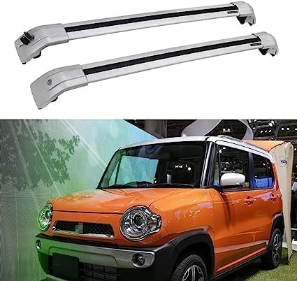 Porte-bagages voiture Suzuki Hustler 2014-2019 de toit verrouillables robustes