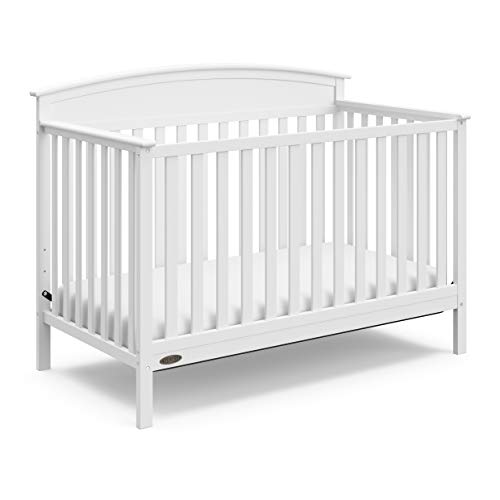 Graco Benton 4-in-1 Convertible Crib (White) – Easily Converts to Toddler Bed, Daybed