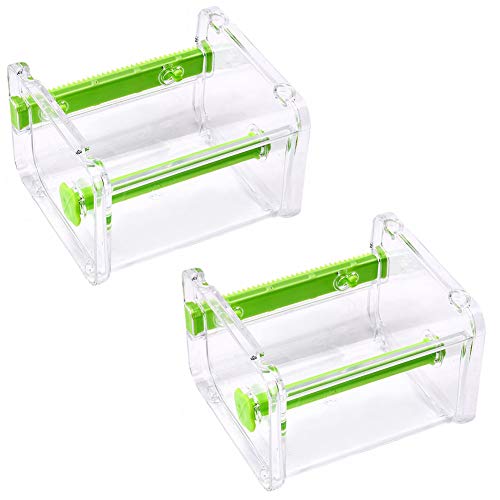 2 Packs Washi Tape Dispenser Cutter,Roll Tape Holder Organizer,Masking Tape Desktop Tape DIY Sticker Roll Tape Cutter,Washi Tape Box Holder Storage