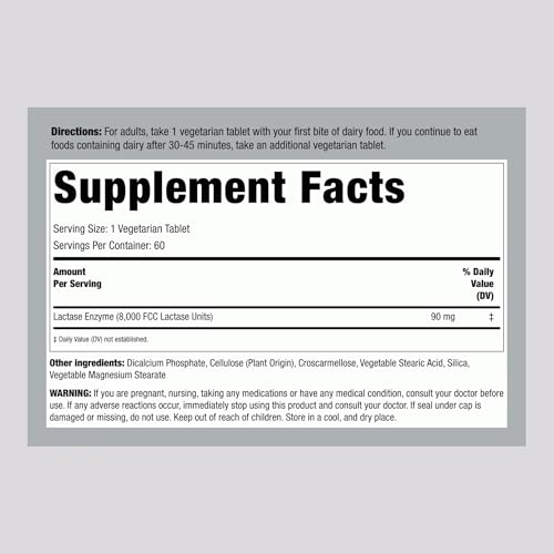 Piping Rock Fast Acting Lactase