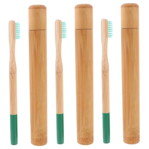 Beatifufu Bambú Desechables Bambú Kit de Viaje Color Aleatorio Cuidado Ecológico