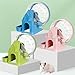 VANNON 4 in 1 Quiet Hamster Exercise Wheel, Multi Functional Hamster House with Running Wheel, Water Bottle, Food Bowl and Hideout, Small Animals Exercise Running Toys for Hamsters Gerbils Mice, Green
