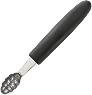 Melon Baller Scoops Made with Stainless Steel Durable Stainless Steel Ice Cream Scoops Melon Baller Fruit Scoop, Wavy Egg Shape