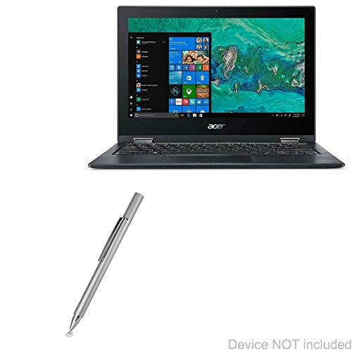 Stylus Pen for Acer Spin 1 (SP111-33) (Stylus Pen by BoxWave) - FineTouch Capacitive Stylus, Super Precise Stylus Pen for Acer Spin 1 (SP111-33) - Metallic Silver