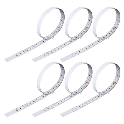 Pack de 6 cintas métricas adhesivas flexibles miniatura 1