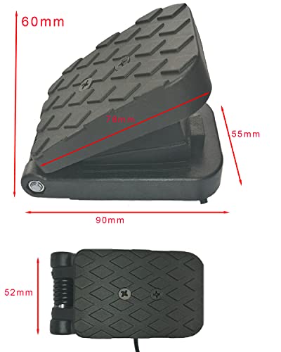 Mgcstem Variable Speed Pedal Electric Pedal Foot Switch Accessory For Kids Cars Children Electric Ride On Toys Replacement Parts Connectors #TOP1