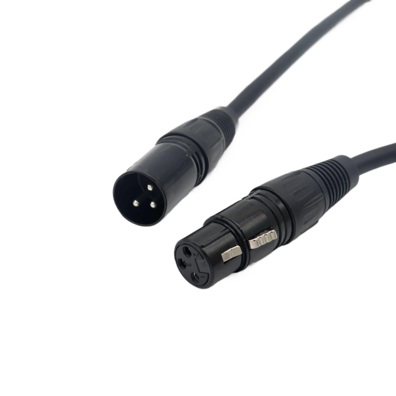 Cavo di segnale XLR a 3 pin maschio a femmina, cavo di prolunga bilanciato per controller di illuminazione da palcoscenico (15 m)