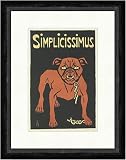  Biller Antik Póster para la revista Simplicissimus Thomas Heine Faks_Plakatwelt 924
