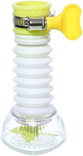 360 Degree Swivel Faucet Extender Adapter Universal Faucet Sprayer Nozzle Retractable Faucet Extender(Black)