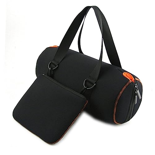 LALAFINA Portable Eva Pouch Holder Bag for Xtreme Speaker Shockproof Soft Lining Cable Divider Travel Accessory Organizer