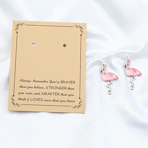 Flamingo Dangle Earrings - Flamingo Lover Gifts & Jewelry4