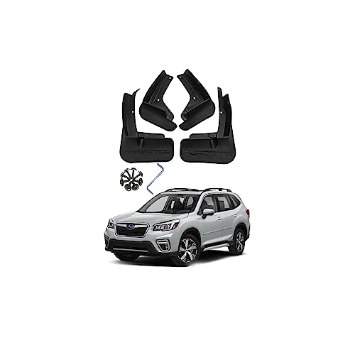 Image of Car Mudguard Mud Flaps for Subaru Forester 2019-2024 Molded Custom Front and Rear Mudflaps Splash Guards Fender Flares Kit 4-PC Auto Accessories,Send 1 Car Wash Towel,2019~2024