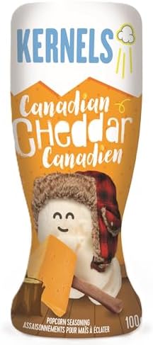 Kernels, Popcorn Seasoning, Canadian Cheddar, 100g