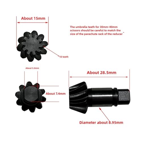 Pièces de réparation pour réparer une cisaille bloquée à 36 dents - 4
