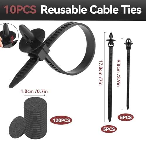 Image of 1240PCS Auto Retainer Clips Kit with Trim Removal Tools and 3-Layer Organizer Box, 32 Sizes Push Rivets Fasteners for Car Bumper, Fender, Door Panel and Interior Repair