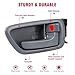 AUTEX Gray Interior Door Handles Front/Rear Right (Passenger Side) Door Handle Compatible with Tundra 2004 2005 2006,Limited 4.7L 4663CC,SR5 3.4L 3378CC,81225,TO1353156,692050C030B1