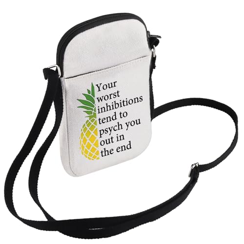 JYTAPP Pineapple Crossbody Bag Gift Movie Merchandise Bag Pineapple TV Show Themed Gift