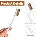 10pcs Wire Brushes for Cleaning, 5 Stainless Steel Wire Brushes & 5 Brass Reinforced Bristle Cleaning Tools for Kitchen Industrial Welding Slag Walnut Carving Gaps