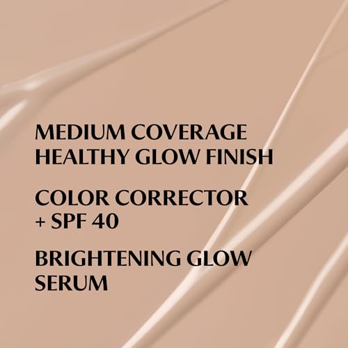 Image of IT Cosmetics CC+ Nude Glow SPF 40 - Medium Coverage Foundation, 2% Niacinamide + Hyaluronic Acid Brightening Glow Serum, Lightweight Up to 24H Hydration, Normal to Dry & Mature Skin - 1.08 fl oz