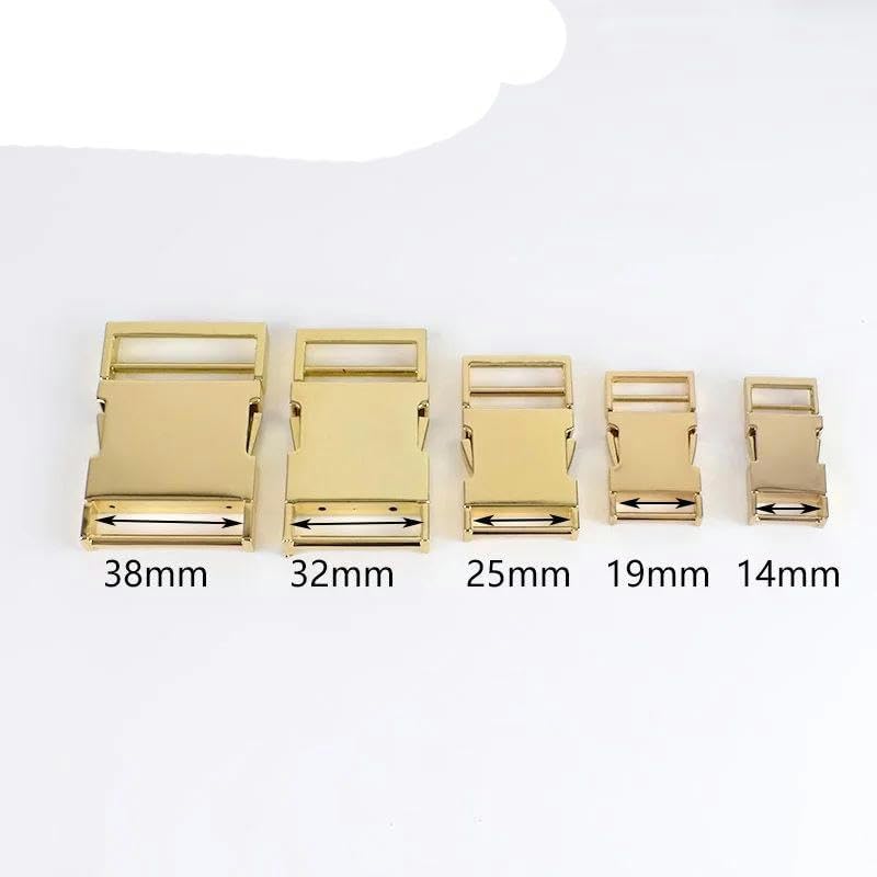 4/10 Uds. Hebillas de liberación de 19/25/32/38mm, hebillas de Metal para mochilas, correas para bolsos, cierre de gancho, hebilla de Clip LATERAL para Collar de mascotas, accesorios de Hardware DIY