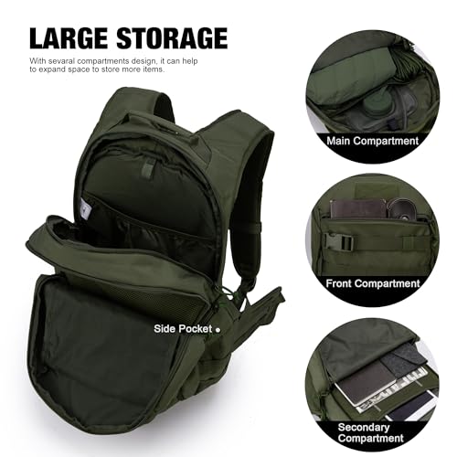 Foto von Mardingtop 28L Rucksack Taktischer Trekkingrucksacke Rucksäck Outdoor Wanderrucksäcke für Camping Wandern Reisen