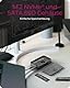 ICY BOX USB-C DockingStation, M.2 SSD/NVMe & SATA Gehäuse, USB 3.2 (10 Gbit/s), werkzeugfrei, HDMI 4K, Kartenleser, Power Delivery 100 W, extern, Plug & Play, Schwarz, IB-DK4071M-CU31