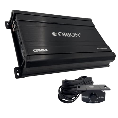 Orion Cobalt CBA3000.1D Monoblock 1-Channel Class D Amplifier for Car Subwoofer, 3000W, 1/2/4 Ohm Stable, Adjustable Low Pass & Subsonic Filter with Bass Boost, MOSFET Power Supply, Bass Knob Included
