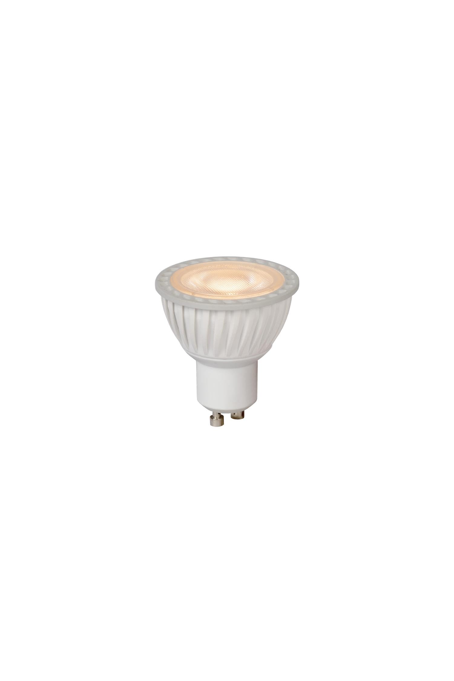 Lucide LED BULB - Led Bulb - diameter 5 cm - LED Dim. - GU10 - 1x5W 3000K - White, White, Transparant, 1 x 1 x 5.5 cm