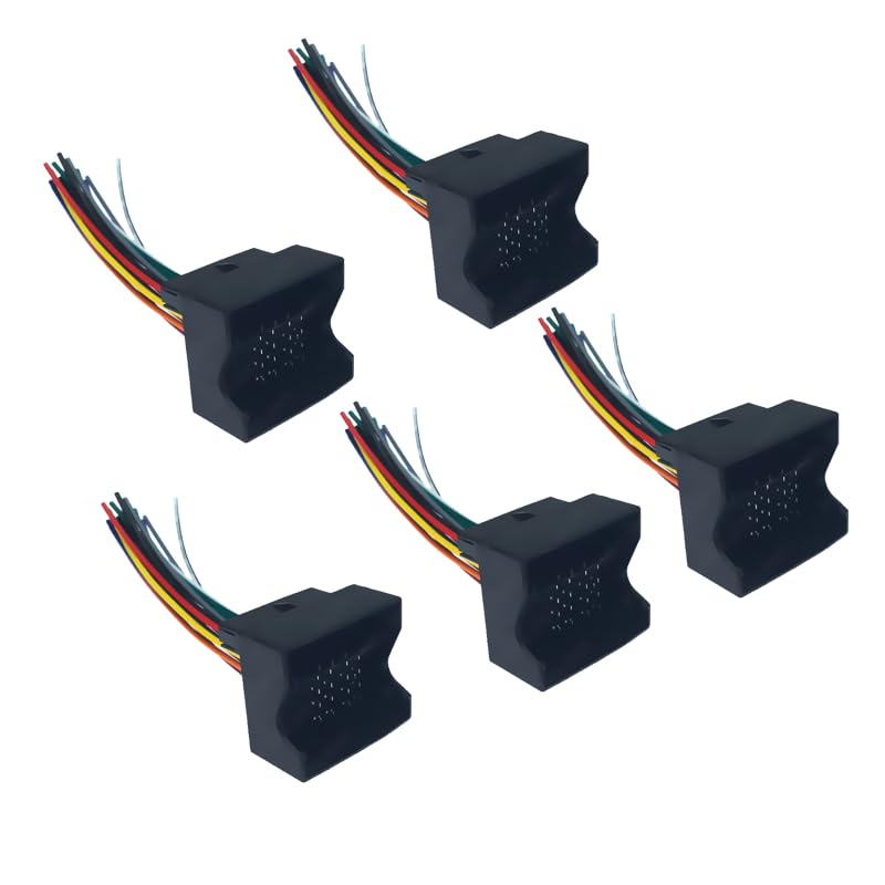 5pcs Car Stereo Wiring Harness for Audi/BWM/for Volkswagen/Mini/for Dodge/Installing Aftermarket Stereo - (Color Name: 5 Pieces)