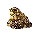 Feng Shui Ornament Puro rame fortunato ornamenti di rospo dorato ornamenti a tre zampe decorazioni for la rana a tre gambe artigianali di apertura regali dorati rospo attragga la ricchezza e buona for