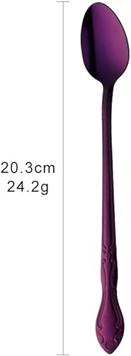 Miniatura 220 de Juego de 12 cucharas de café, mini cucharas de café, cucharas de espresso de acero inoxidable, cucharas pequeñas para postre, té, aperitivo, 4.6