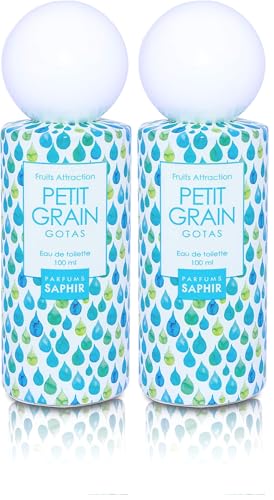 PARFUMS SAPHIR Fruit Attraction Petit Grain - Eau de Toilette para Mujeres - 100 ml (Paquete de 2)