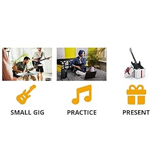 Rocktile Banger’s PowerPack Guitare electrique – Ensemble de Guitare électrique Noir – Kit avec Ampli de 25 W, Housse… - Les Beatles, Paul McCartney, John Lennon, RIngo Starr, George Harrison Rocktile Banger's PowerPack Guitare electrique - Ensemble de Guitare électrique Noir - Kit avec Ampli de 25 W, Housse… – Image 3