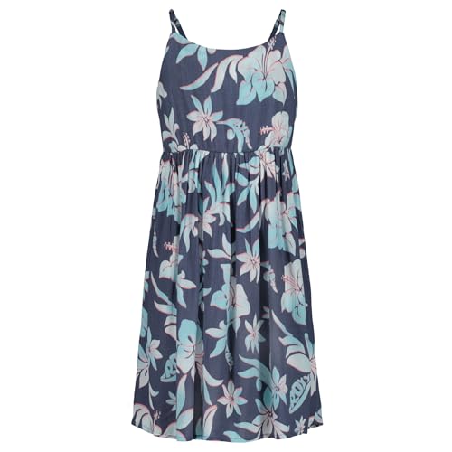 Image of Roxy Girls' Island Cove Sleeveless Dress, Summer Fit & Flare Silhouette