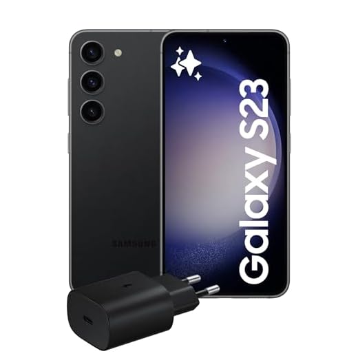 Samsung Galaxy S23, Caricatore incluso, Smartphone Android, Display 6.1'' Dynamic AMOLED 2X, Fotocamera 50MP, RAM 8GB, 128 GB, 3.900 mAh, Phantom Black [Versione italiana]