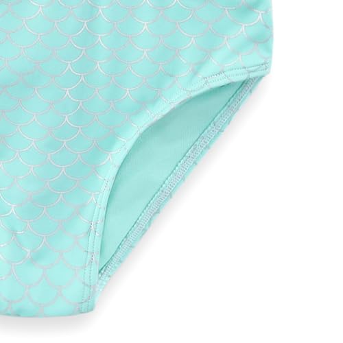 Image of Disney The Little Mermaid Girls UPF 50+ One Piece Bathing Suit for Toddler and Big Kids