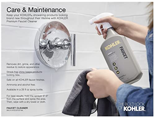 Set de recorte para baño y ducha Purist Rite-Temp de Kohler con desviador de botón pulsador y manija de palanca, sin cabezal de ducha miniatura 2